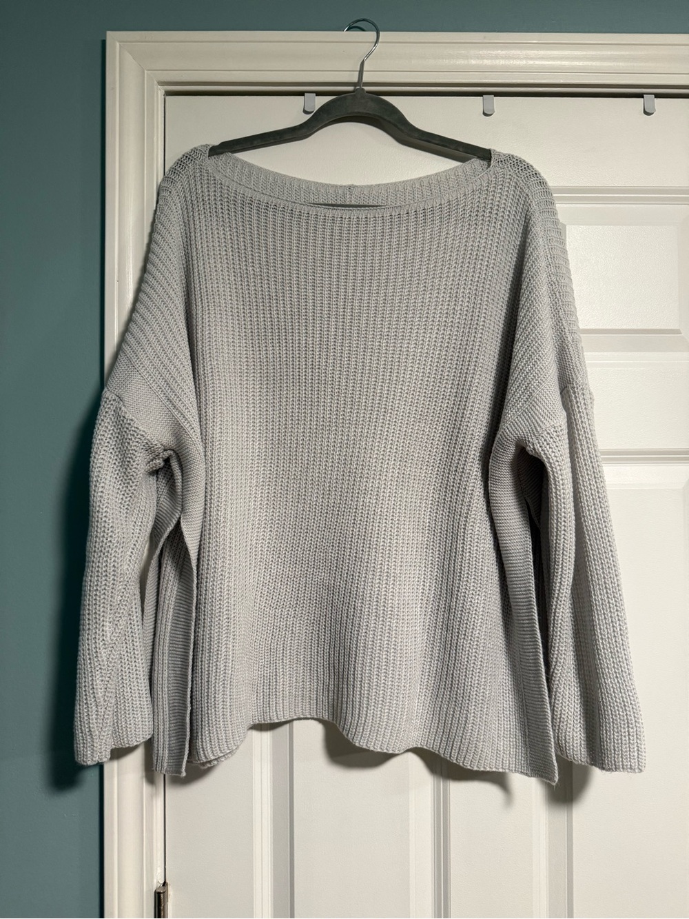 10 Items for $20: SHEIN Light Gray Off-the-Shoulder Knit Sweater